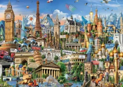 Puzzle 2000 el. Symbole Europy