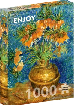 Puzzle 1000 el. Szachownice cesarskie w miedzianym wazonie, Vincent van Gogh