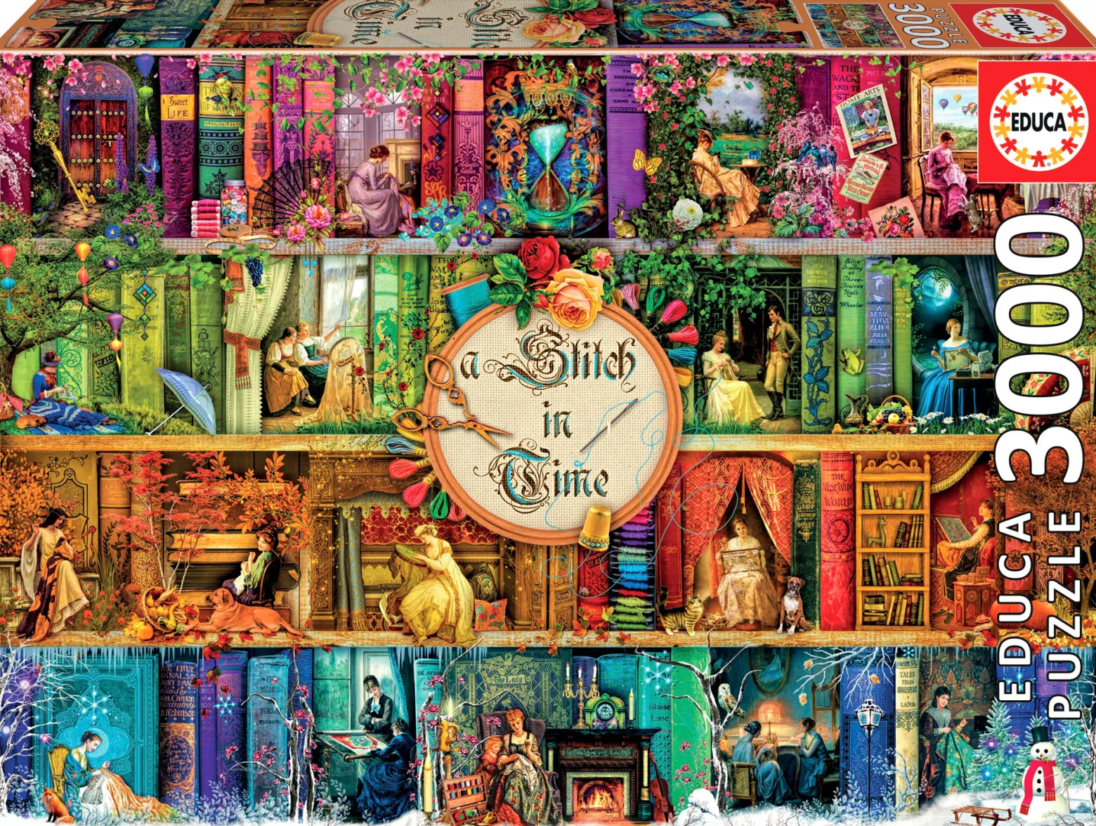 Puzzle 3000 el. Szyć można cały rok!