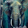 Puzzle 1000 el. Tajemniczy słoń