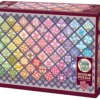 Puzzle 2000 el. Tęczowy patchwork