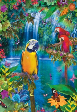Puzzle 500 el. Tropikalne papugi