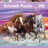 Puzzle 200 el. Trzy dzikie konie