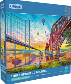 Puzzle 1000 el. Trzy mosty / Szkocja