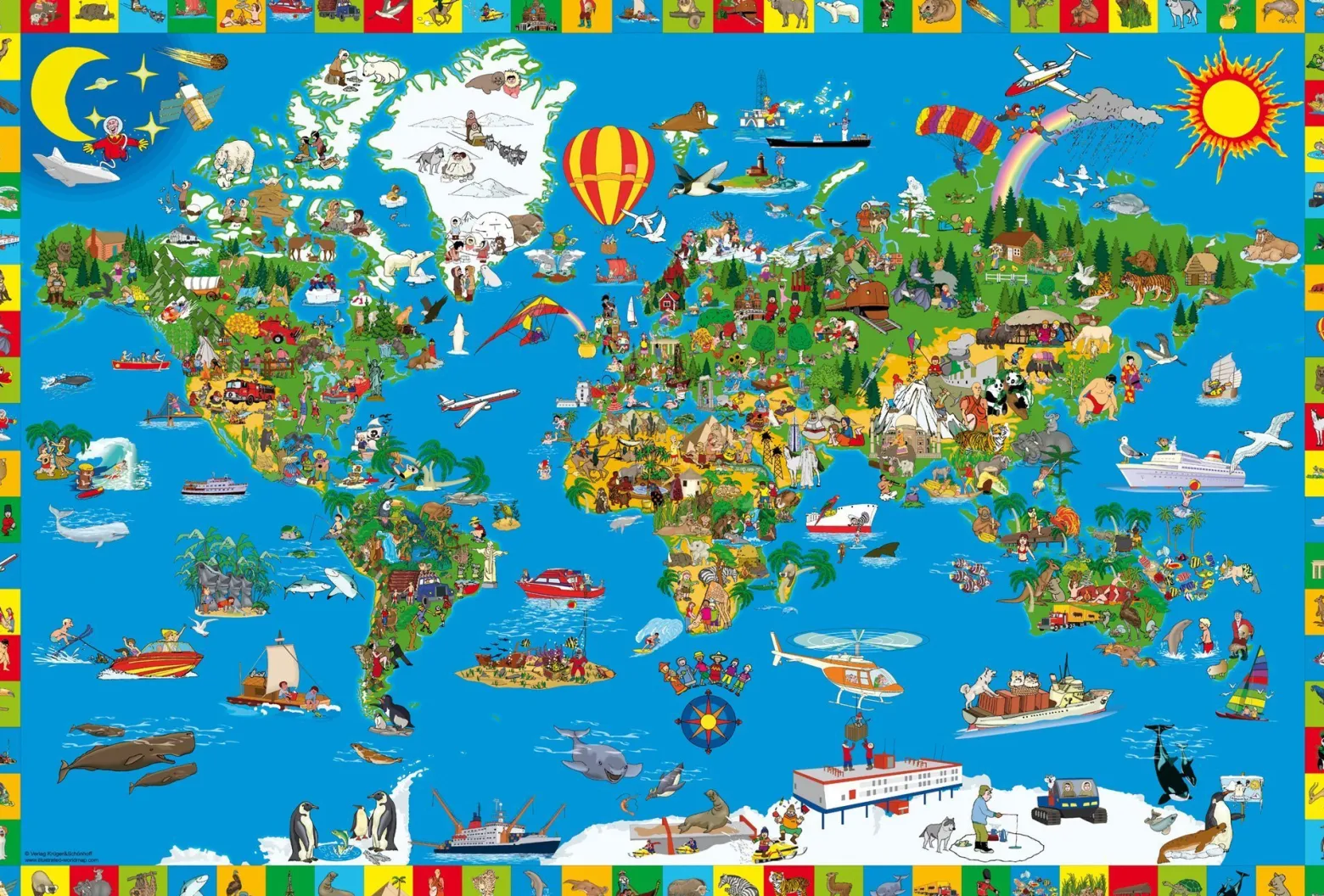 Puzzle 200 el. Twój niesamowity świat