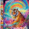Puzzle 1000 el. Tygrys w niebie