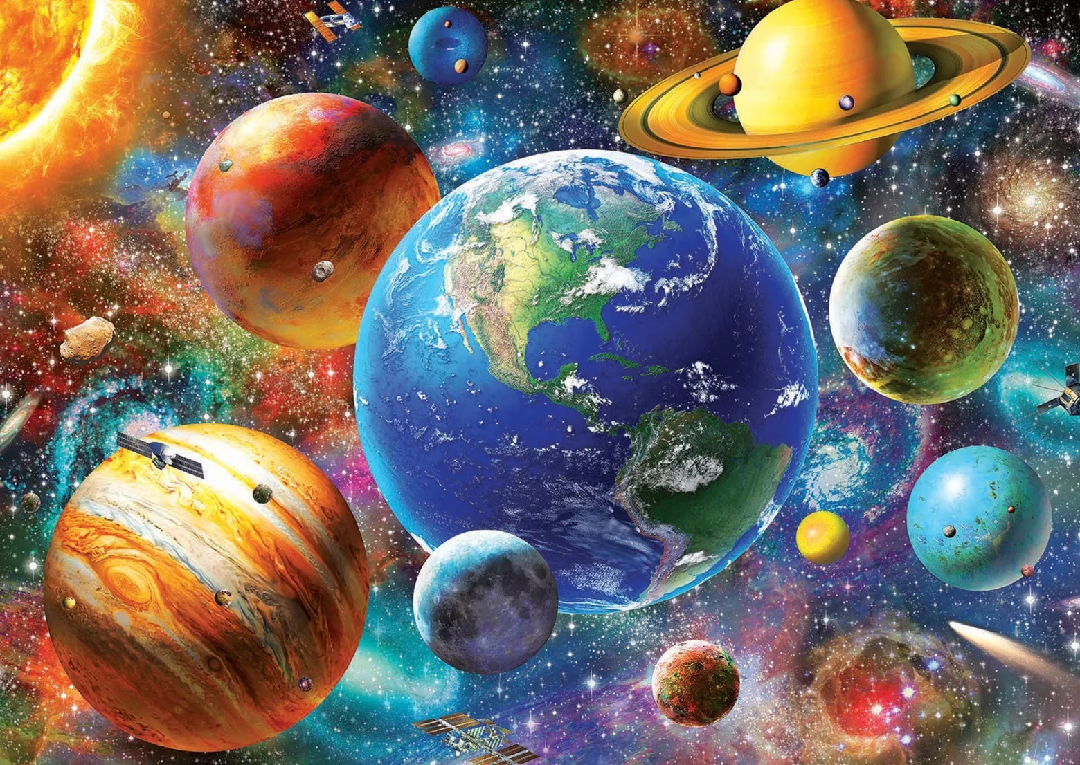 Puzzle 500 el. Układ Słoneczny