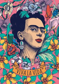 Puzzle 500 el. Viva La Vida, Frida Kahlo