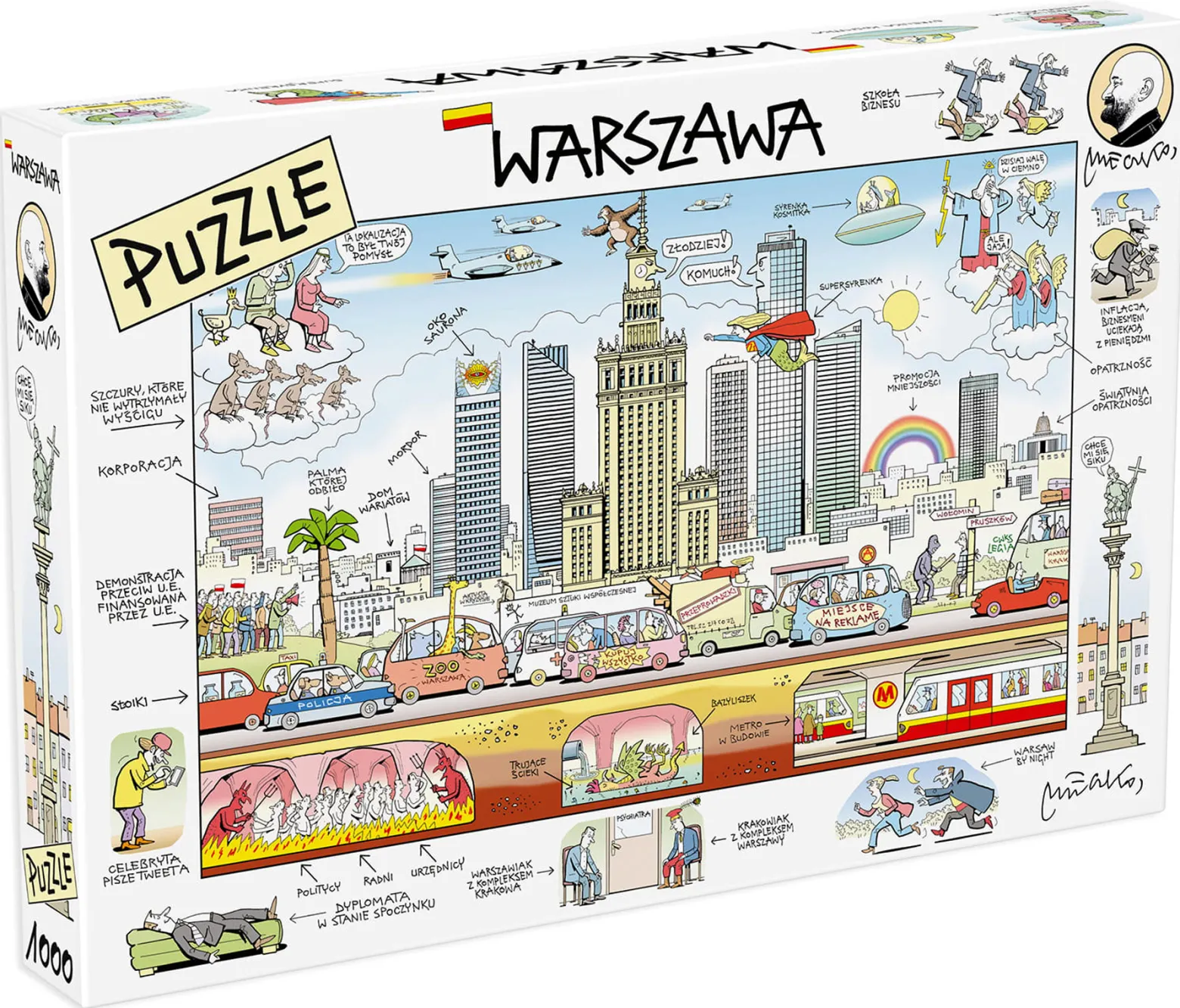 Puzzle 1000 el. Warszawa