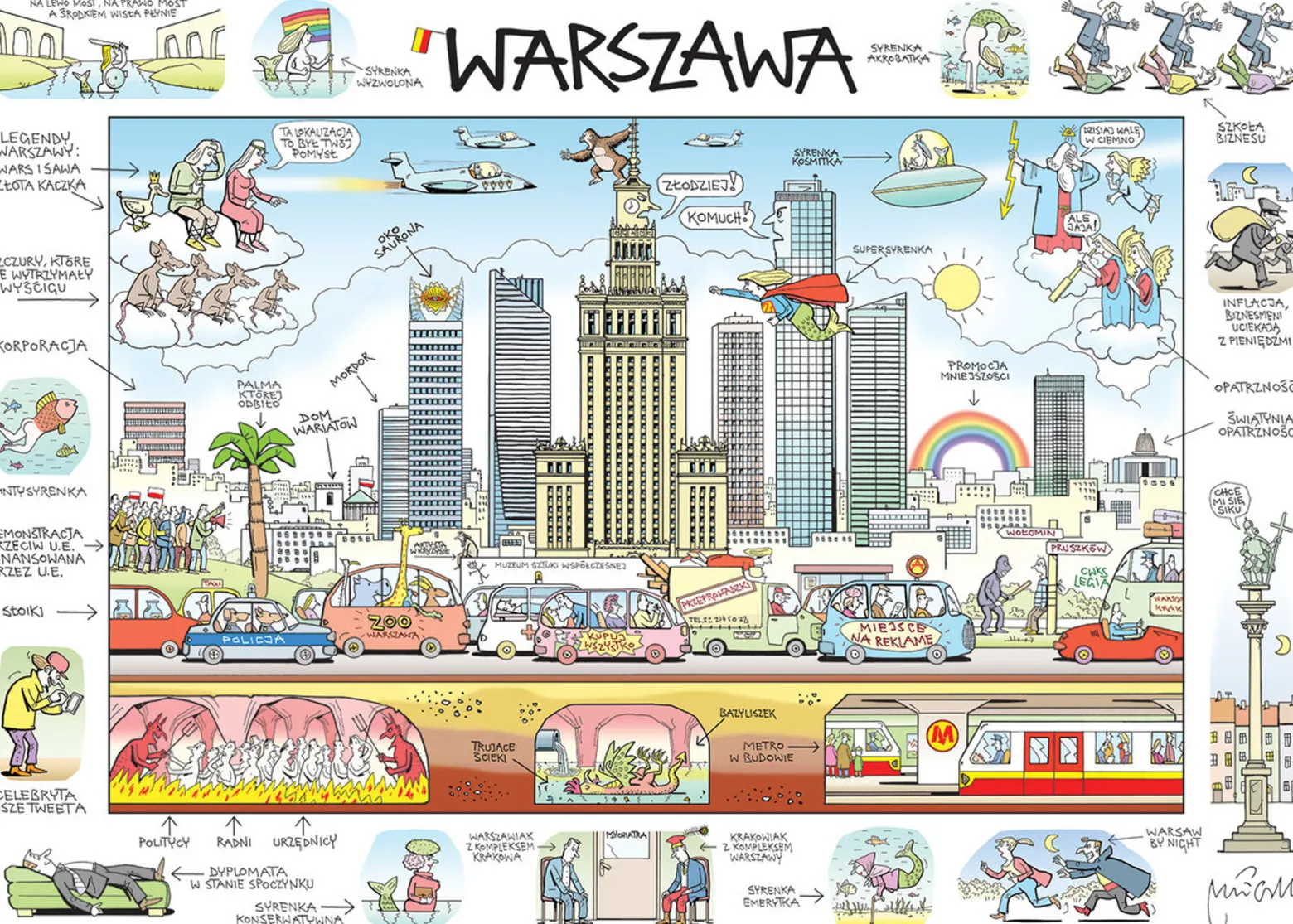 Puzzle 1000 el. Warszawa