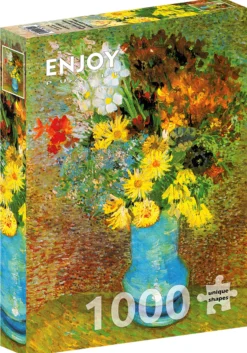 Puzzle 1000 el. Wazon z margaretkami i anemonami, Vincent van Gogh