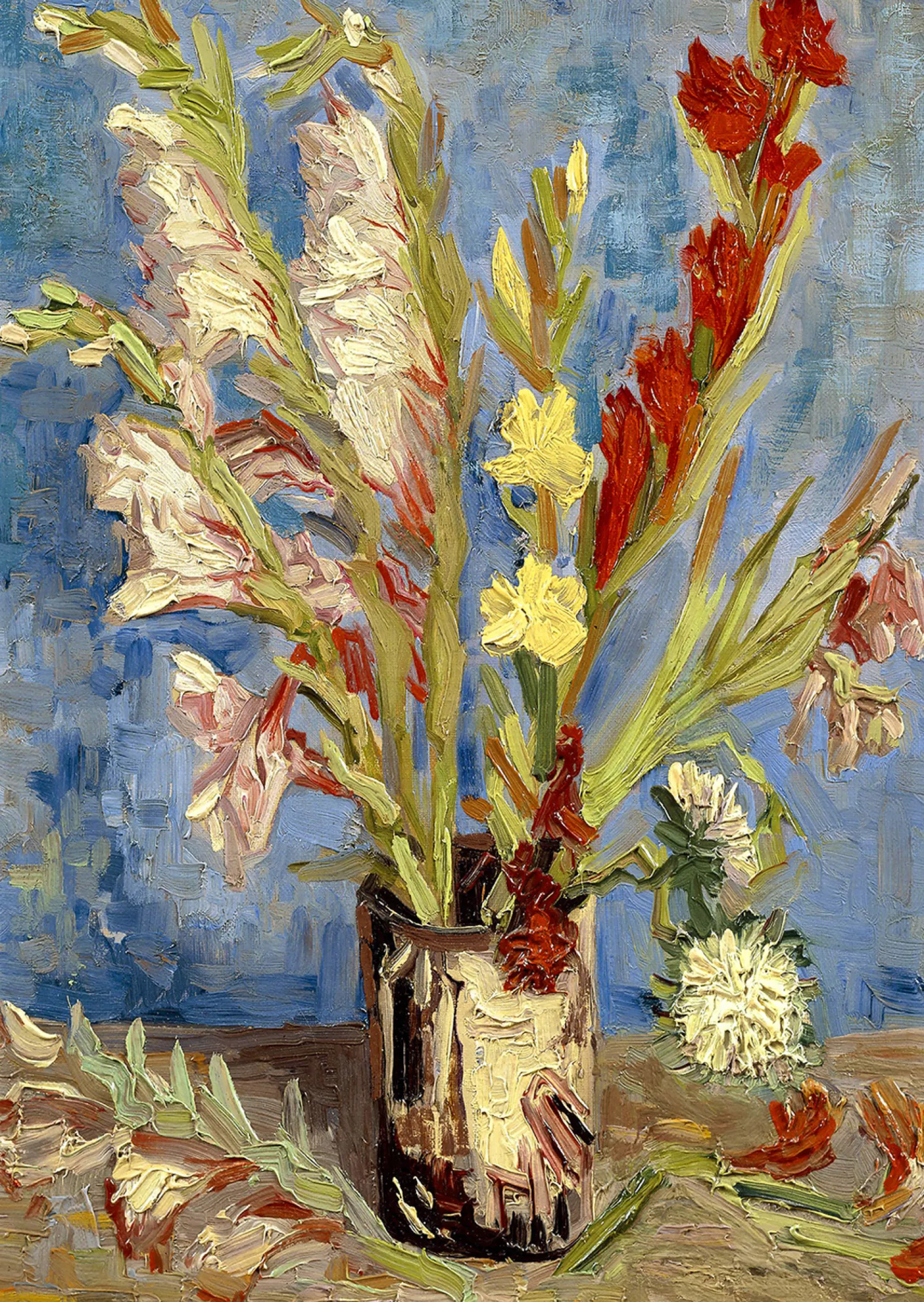 Puzzle 1000 el. Wazon z mieczykami i astrami, Vincent van Gogh