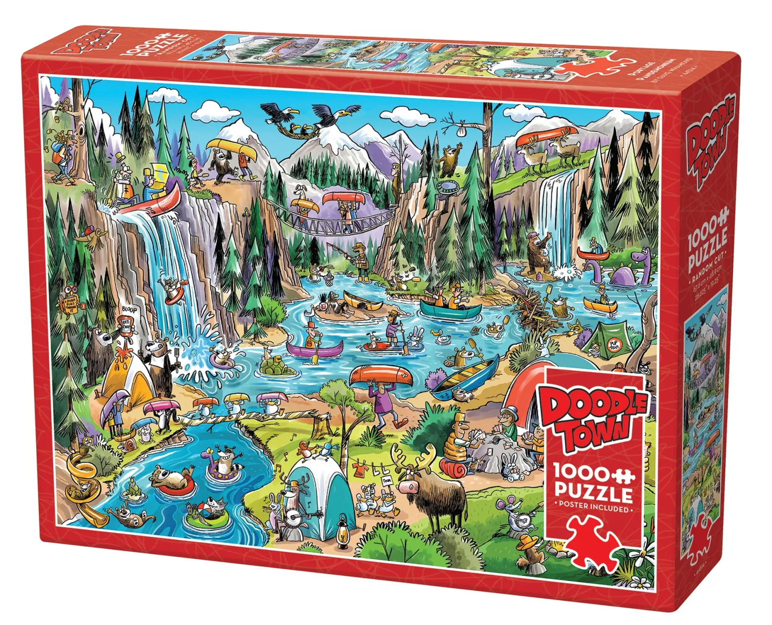 Puzzle 1000 el. Weekend w kajaku