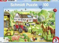 Puzzle 100 el. Wesołe gospodarstwo