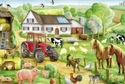 Puzzle 100 el. Wesołe gospodarstwo