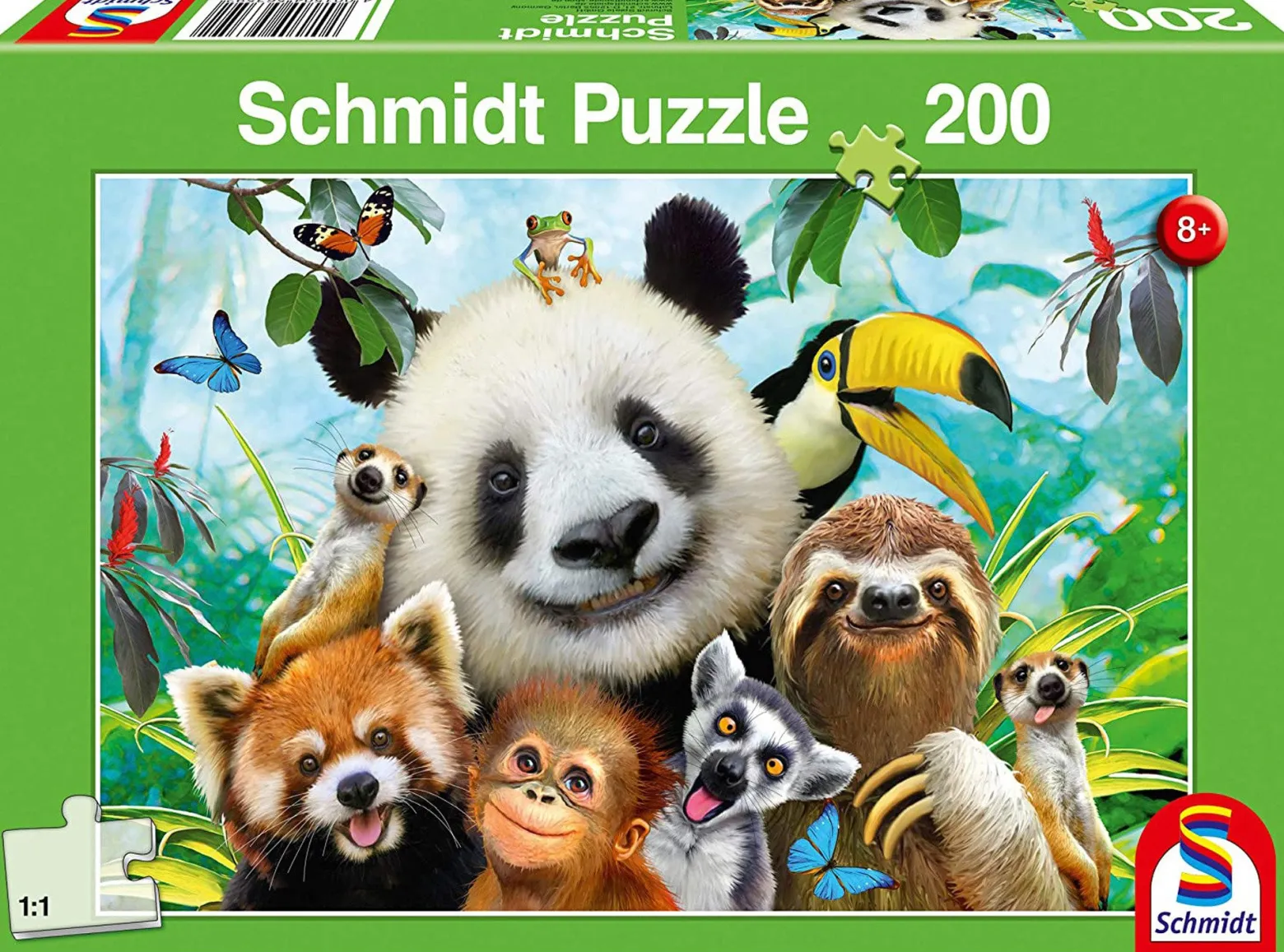 Puzzle 200 el. Wesołe zwierzaki