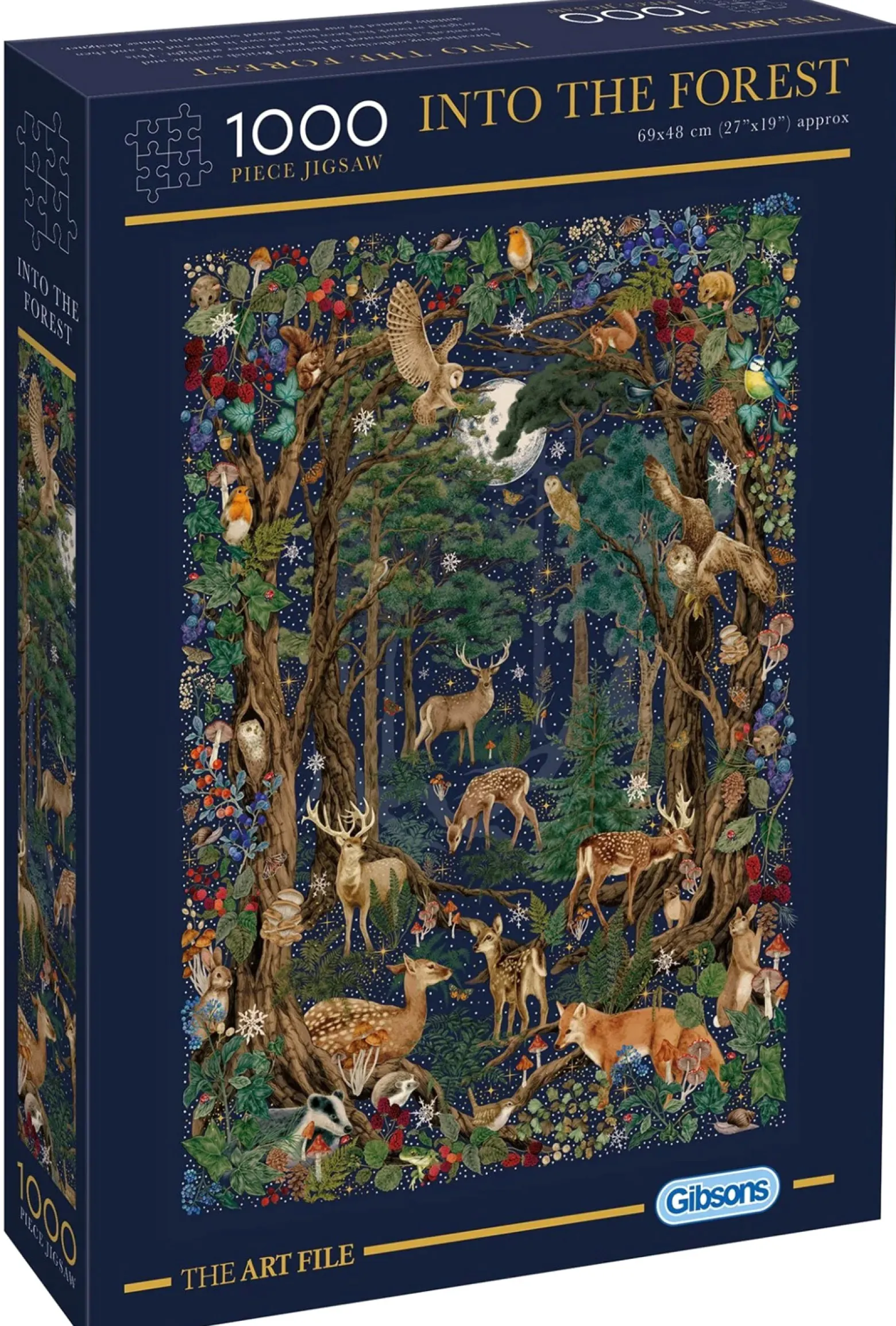 Puzzle 1000 el. W głąb lasu