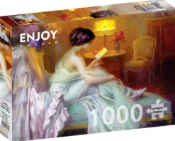 Puzzle 1000 el. Wieczorne czytanie, Delphin Enjolras