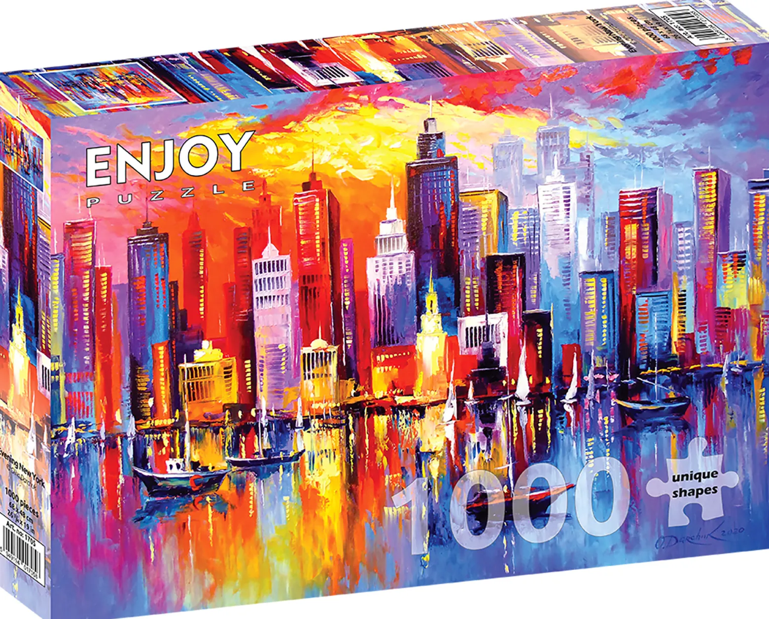 Puzzle 1000 el. Wieczór w Nowym Jorku / USA