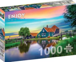 Puzzle 1000 el. Wiejski dom w Niderlandach