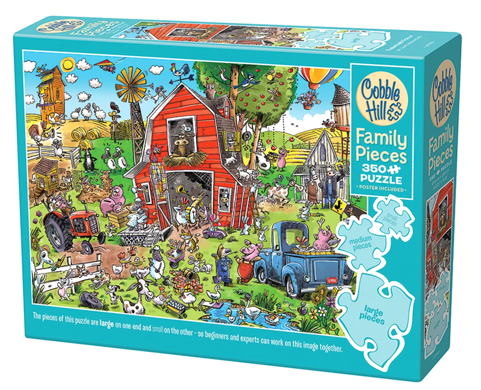Puzzle 350 el. Wiejskie szaleństwo