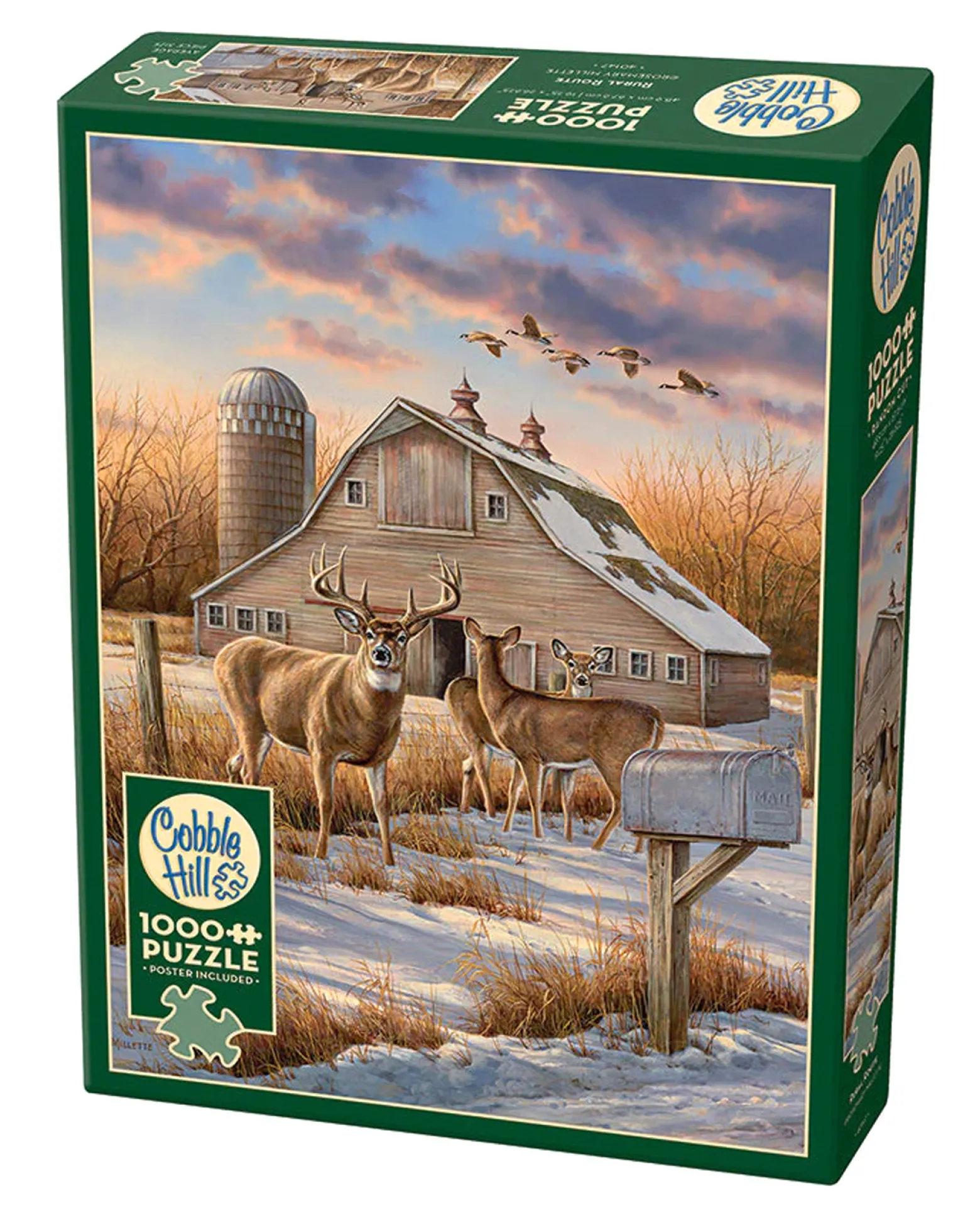 Puzzle 1000 el. Wiejski krajobraz