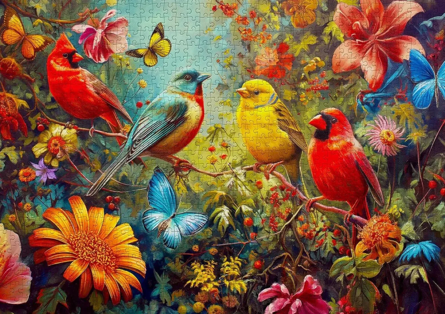 Puzzle 1000 el. Ćwierkanie i trzepotanie