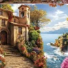 Puzzle 500 el. Willa nad morzem