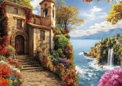 Puzzle 500 el. Willa nad morzem