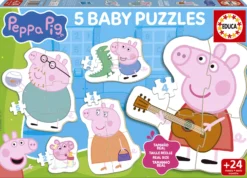 Puzzle 2-5 el. Świnka Peppa