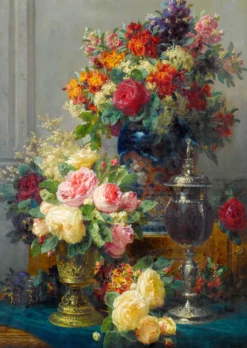 Puzzle 1000 el. Wiosenne kwiaty, Jean-Baptiste Robie