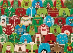 Puzzle 1000 el. Świąteczne swetry
