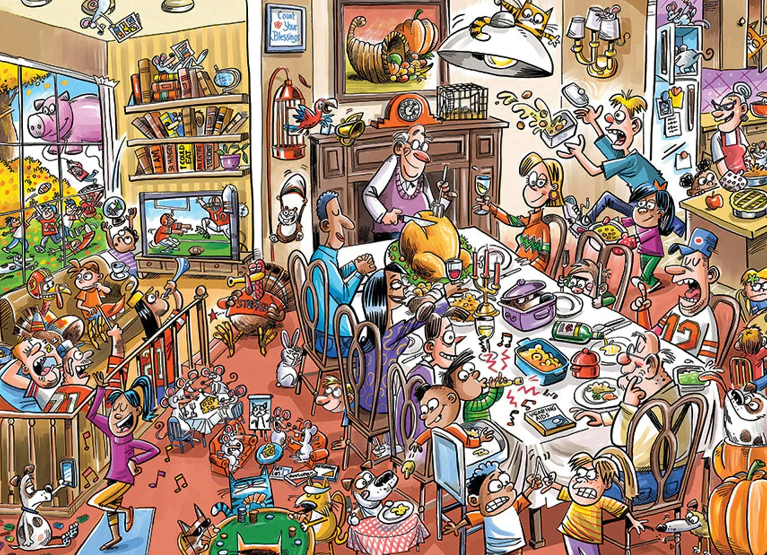 Puzzle 1000 el. Święto Dziękczynienia