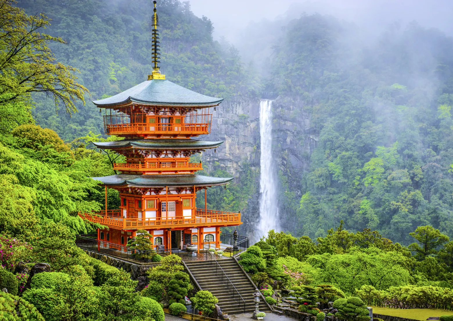Puzzle 1000 el. Świątynia Seiganto-ji / Japonia