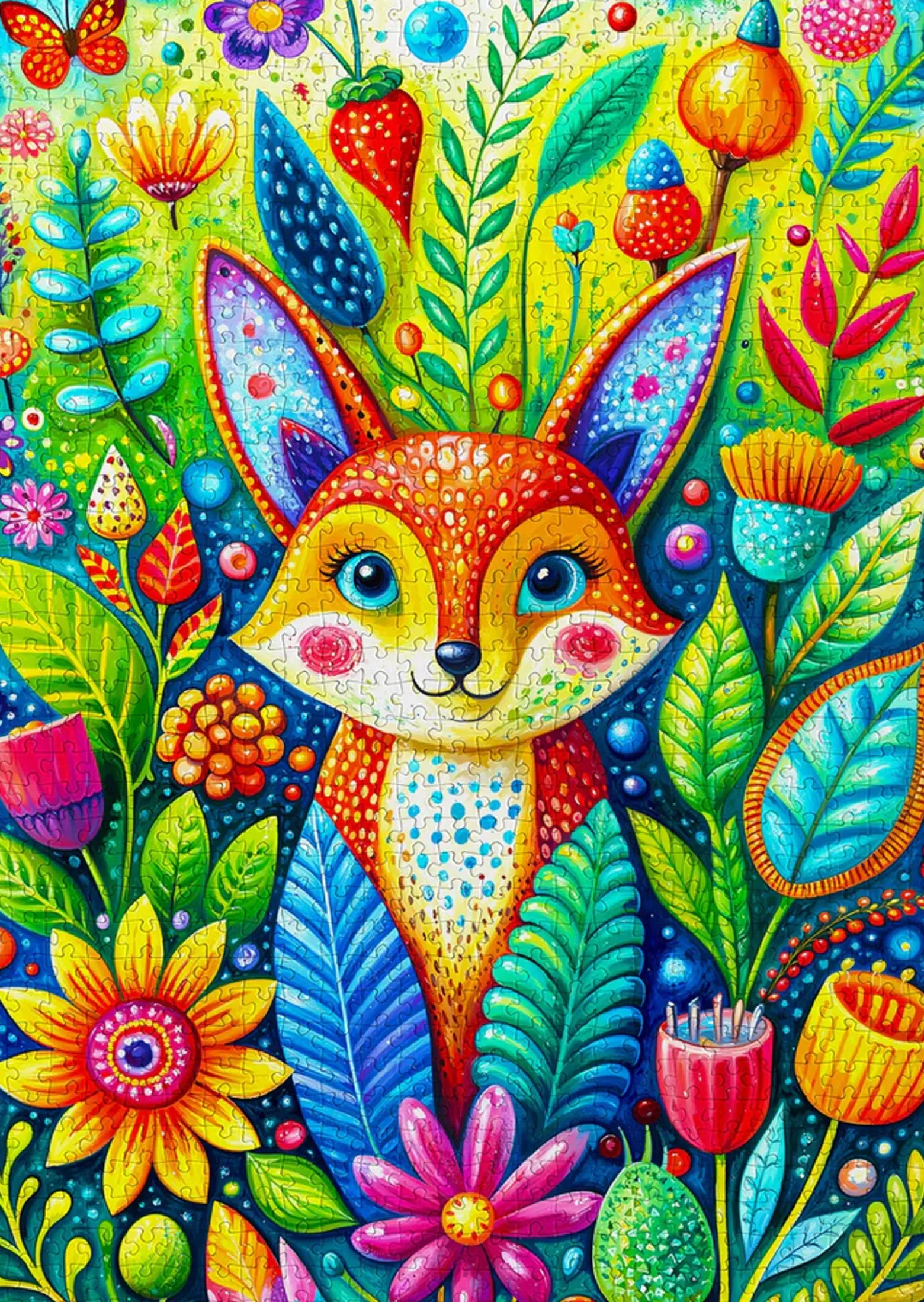 Puzzle 1000 el. Wizyta w ogrodzie