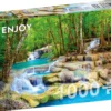 Puzzle 1000 el. Wodospady Erawan / Tajlandia