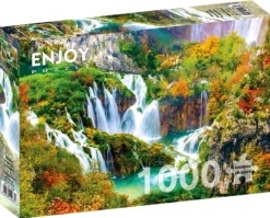 Puzzle 1000 el. Wodospady Plitwickie / Chorwacja