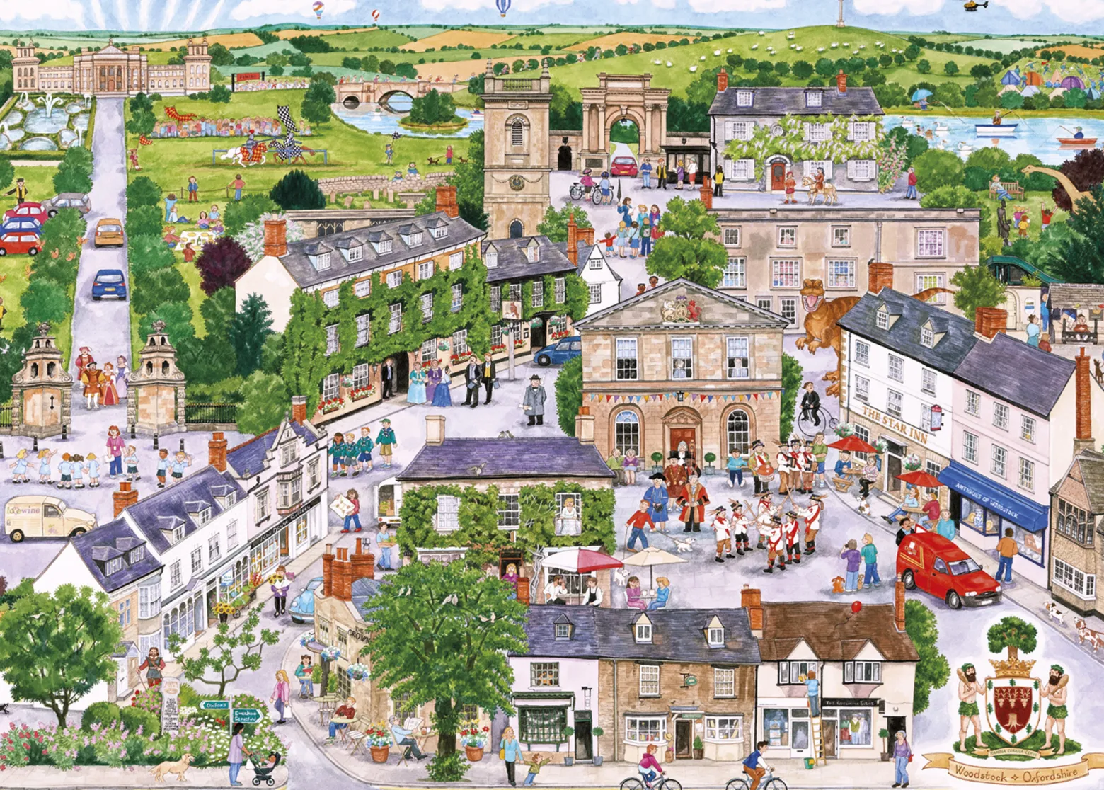 Puzzle 1000 el. Woodstock / Oxfordshire / Anglia