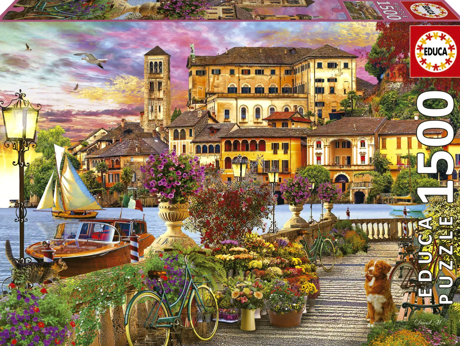 Puzzle 1500 el. Włoska promenada
