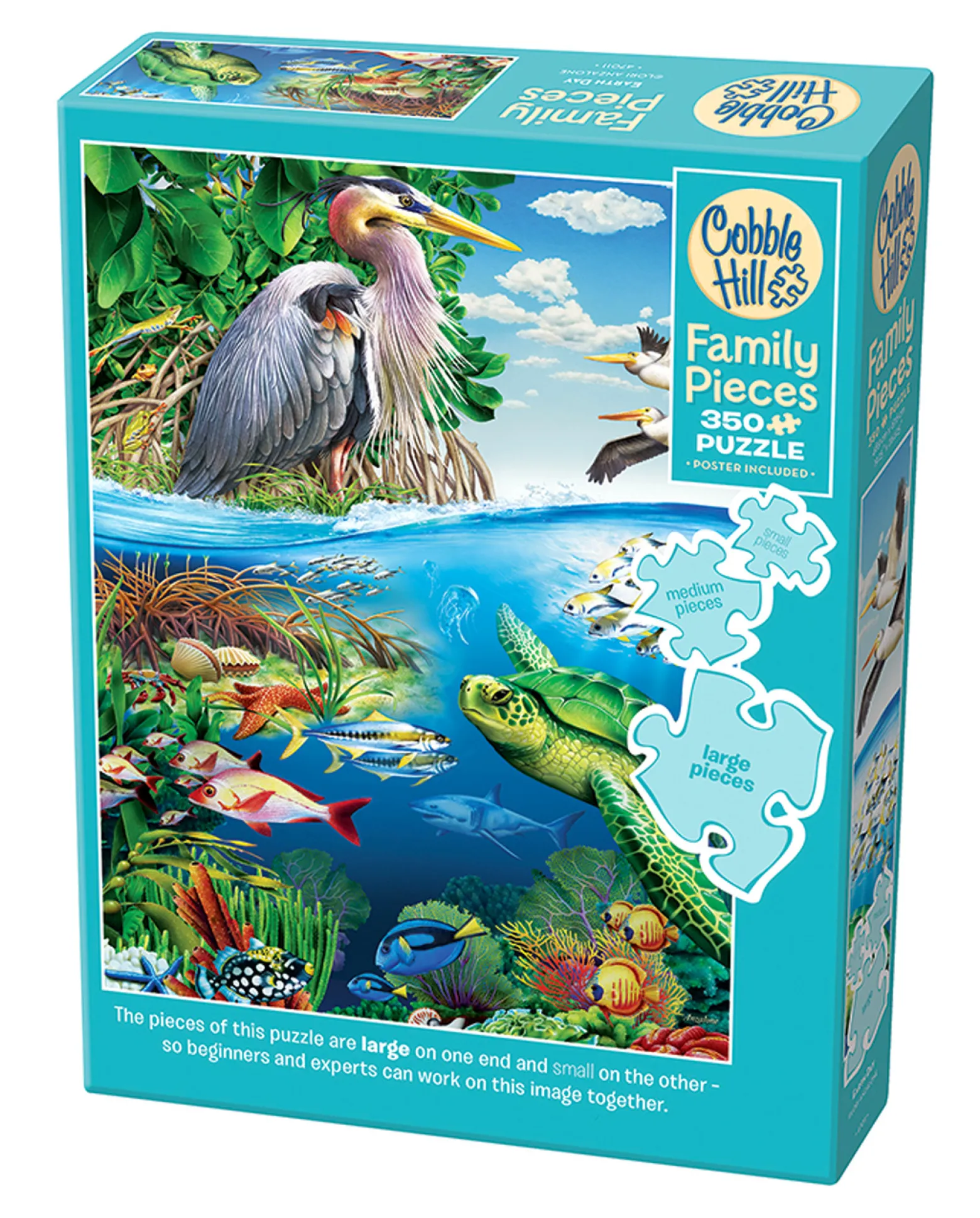 Puzzle 350 el. W powietrzu i pod wodą