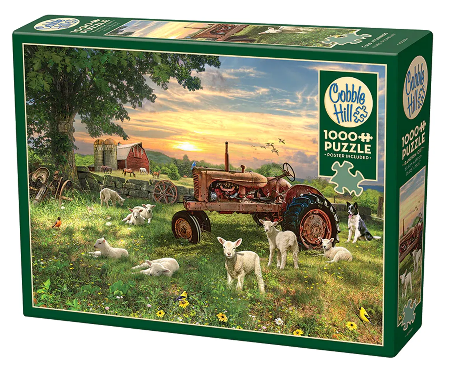 Puzzle 1000 el. Wschód słońca na wsi