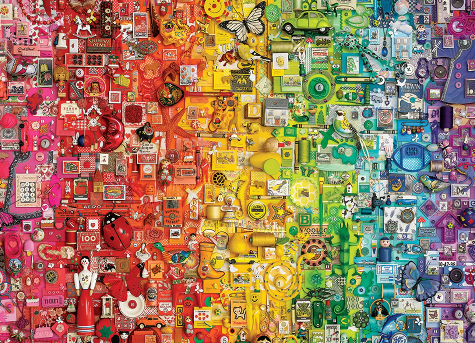 Puzzle 1000 el. Wszystkie kolory tęczy
