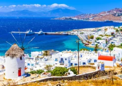 Puzzle 1000 el. Wyspa Mykonos / Grecja