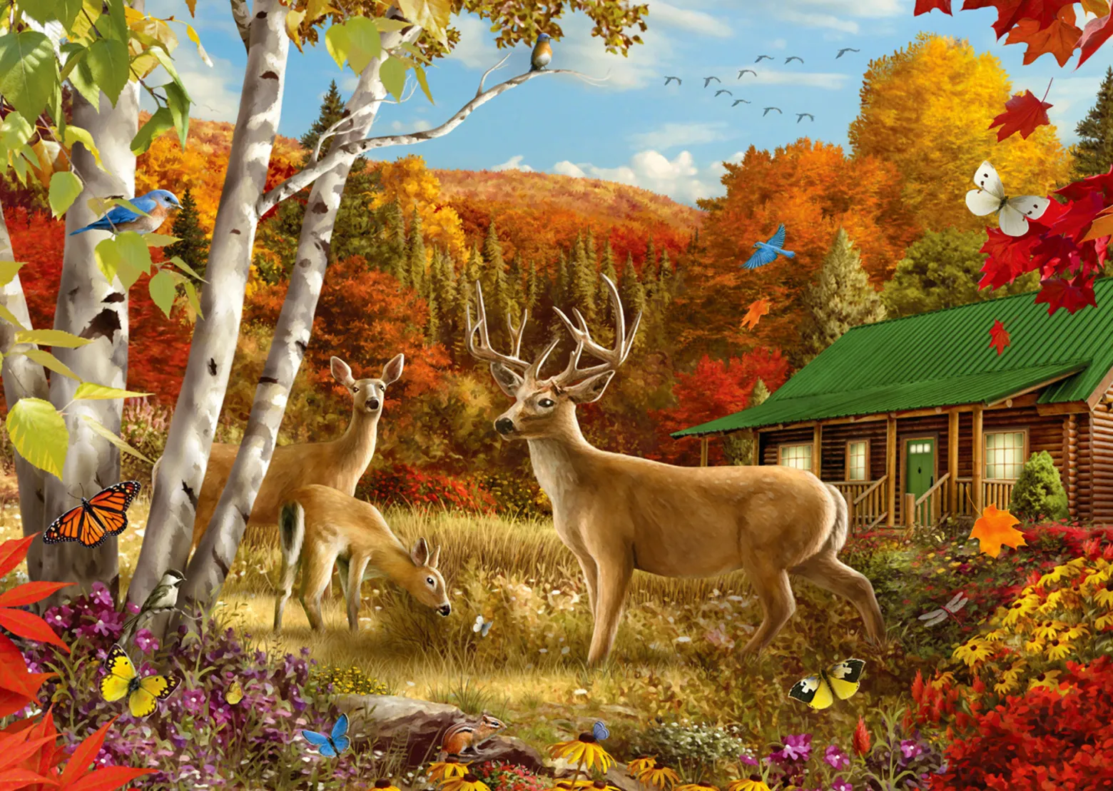 Puzzle 1000 el. W zgodzie z naturą