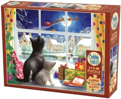 Puzzle 275 el. XL Czekając na Świętego Mikołaja