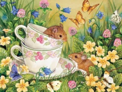 Puzzle 275 el. XL Herbatka dla dwojga
