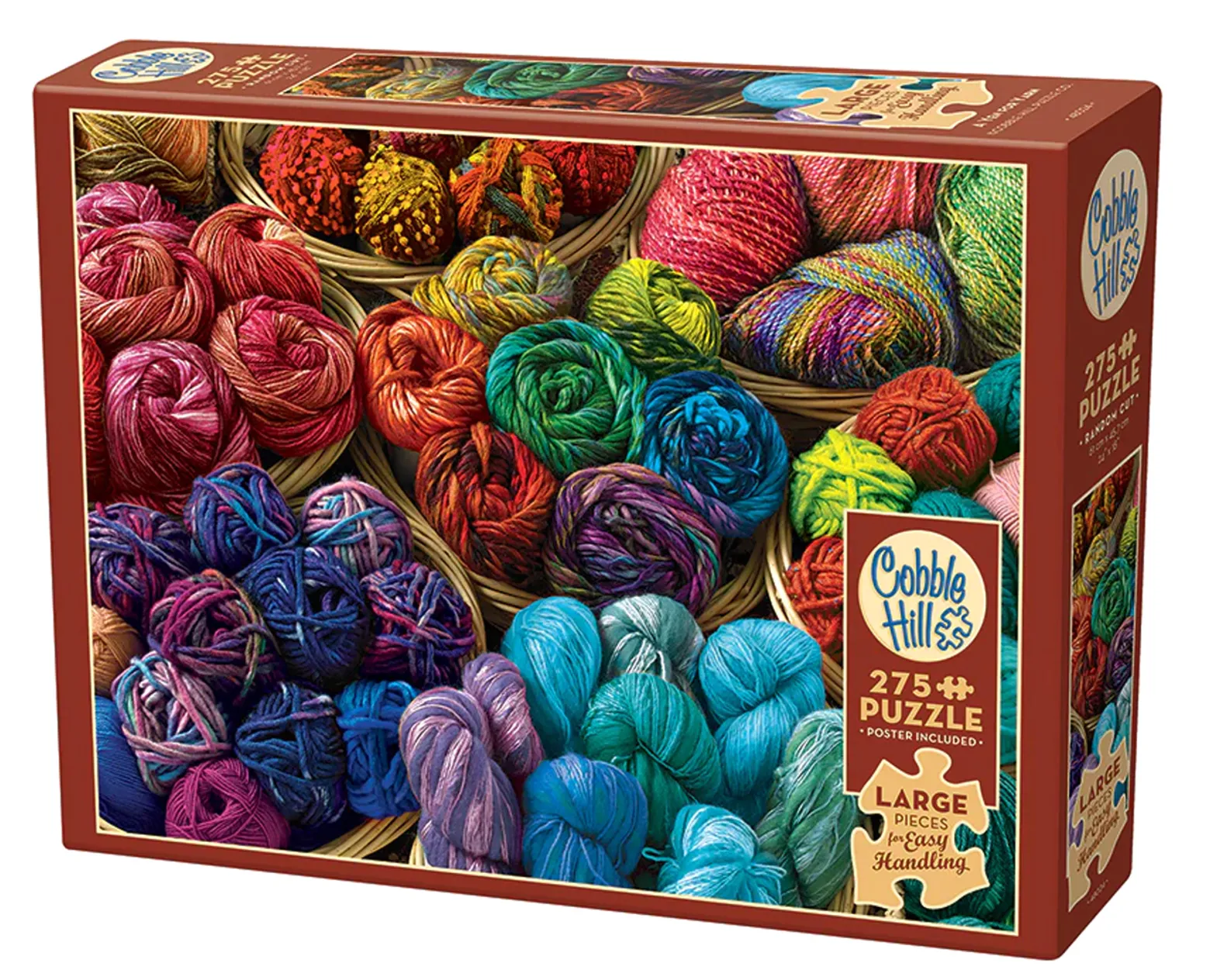 Puzzle 275 el. XL Kłębki włóczki