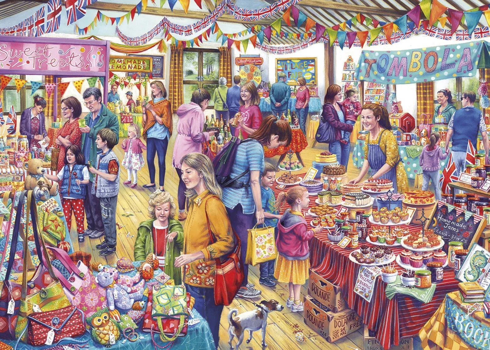 Puzzle 500 el. XL Kiermasz rozmaitości