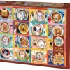 Puzzle 275 el. XL Latte ze szczeniakami