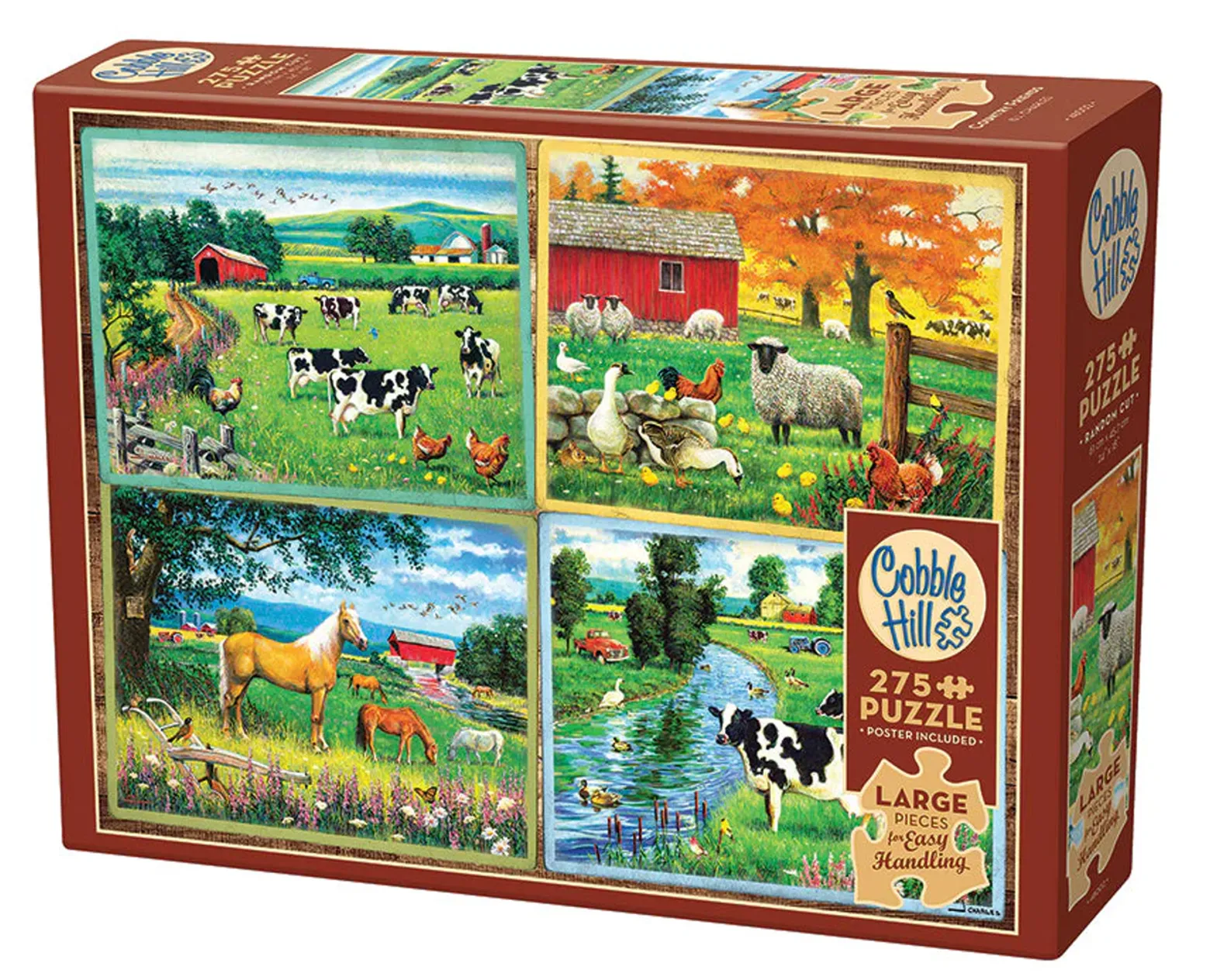 Puzzle 275 el. XL Przyjaciele z jednej farmy